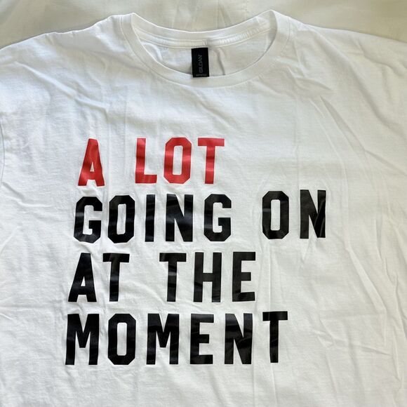 A Lot Going On At The Moment Funny Eras Tour Swifties T-Shirt Gift Men Women XL - Picture 3 of 10